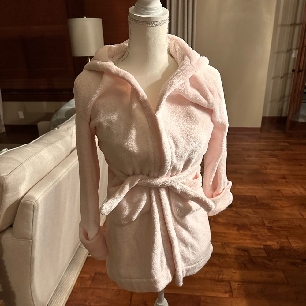 GAP Kids Pink Fleece Pajama Robe